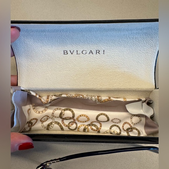 BVLGARI Purple Blue Eyeglasses - Picture 2 of 5